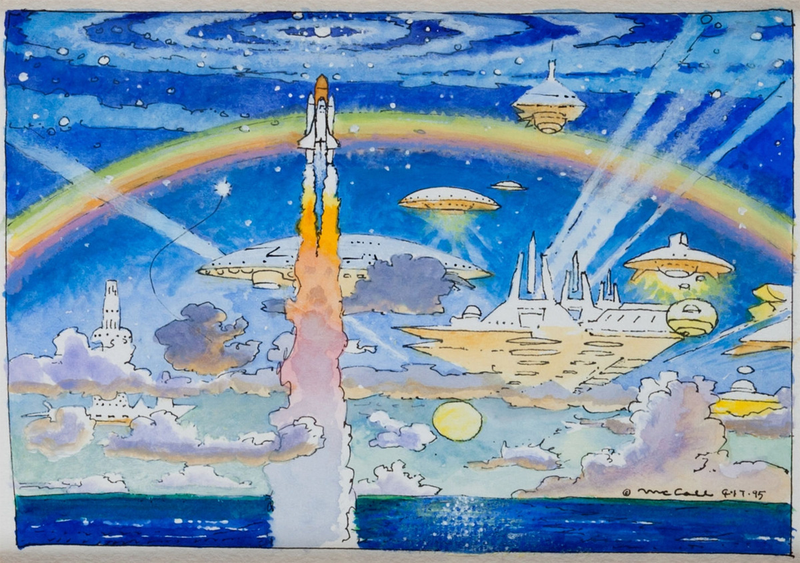 Illustration for article titled 27 Paintings From the Most Famous Space Artist On Earth (And Off)